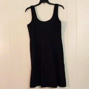 J. Crew Black Sleeveless Tank Dress Small NEW